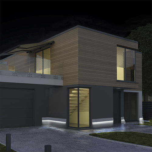 Profilé de finition pour éclairage à LED - EL2104 - Eleni LIGHTING - en polystyrène expansé PSE / pour cloison / pour marche
