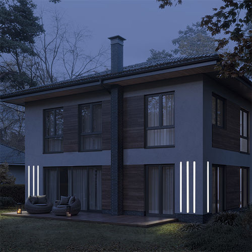 Profilé de finition pour éclairage à LED - EL2106 - Eleni LIGHTING - en polystyrène expansé PSE / pour cloison / pour façade