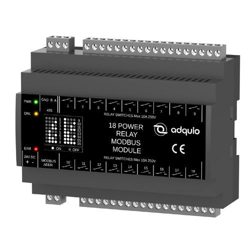 Relais électromécanique 24 Vcc - ADQUIO 18 - Adquio