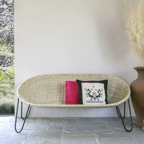 Canapé contemporain - LOVE - Mexa Design - de jardin / en fibre synthétique / blanc