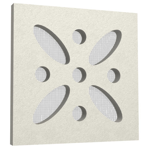 Grille de ventilation décorative - EDG-00 - Eleni Decor - en polystyrène / carrée / d'extérieur