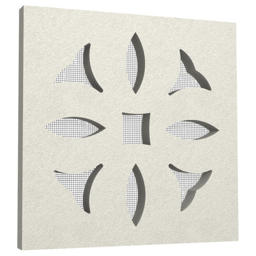 Grille de ventilation décorative - EDG-08 - Eleni Decor - en polystyrène / carrée / d'extérieur