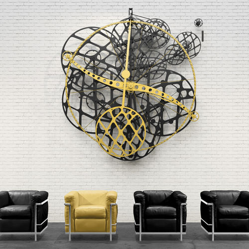 Horloge classique - TM HERCULES - The Moving Mechanics Company AG - murale / analogique / en aluminium