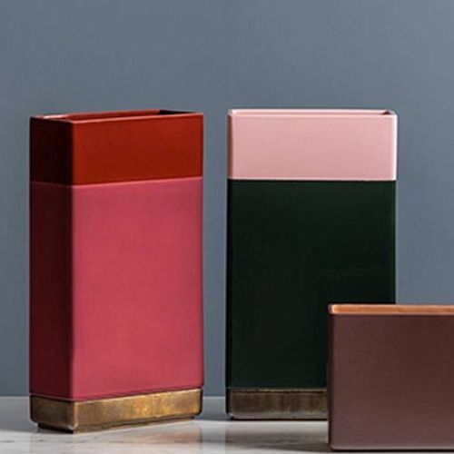 Vase contemporain - COLOROBBIA ITALIA - en céramique / Fabriqué en Italie / professionnel