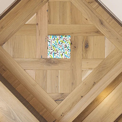 Parquet contrecollé - LE MURRINE - PARCHETTIFICIO GARBELOTTO - en chêne / en teck / coloré