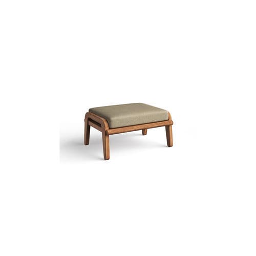 Repose-pied contemporain - CYNARA - Model No. Furniture - en tissu / en cerisier / en orme