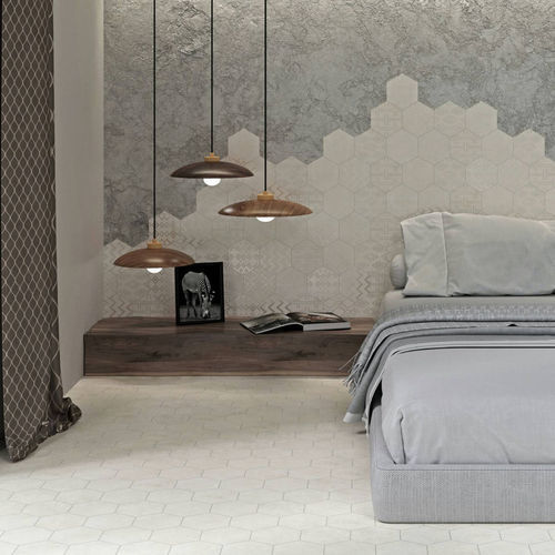 Tomette en porcelaine - CUSTOM - MAYOLICA - mate / d'intérieur / pour chambre à coucher