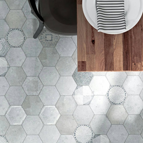 Tomette en porcelaine - GOSSEL  - MAYOLICA - mate / d'intérieur / de cuisine