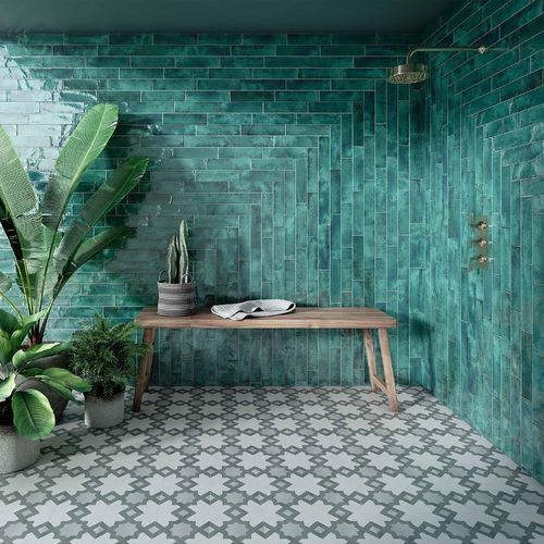 Carrelage en céramique - NISSEL  - MAYOLICA - brillant / texturé / d'intérieur