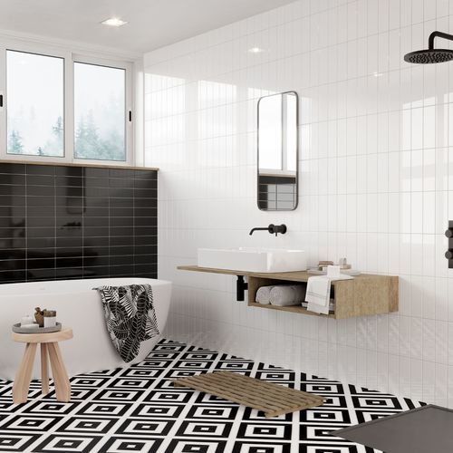 Carrelage en céramique - IBIZA - MAYOLICA - brillant / d'intérieur / de salle de bain
