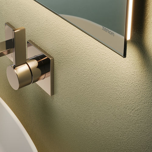 Miroir de salle de bain mural - LYRA  - ZENON SMART SOLID SURFACE - professionnel / contemporain / carré