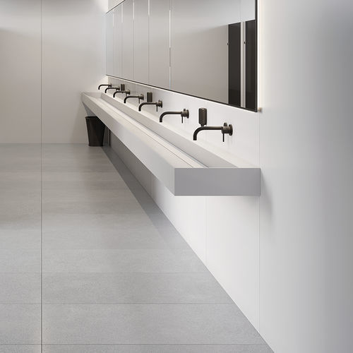 Vasque suspendue - ANATOLIA PROJECT - ZENON SMART SOLID SURFACE - en Solid Surface / antibactérienne / finition mat