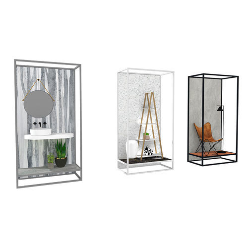 Vitrine contemporaine - DR TECNICA - en bois / en métal / haute