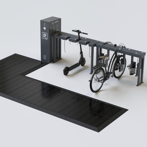 Station de recharge pour vélos électriques - Helios - Solum - pour scooters électriques / solaire / sécurisée