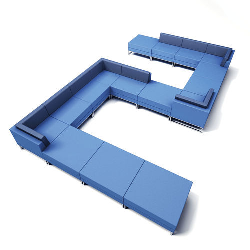 Canapé modulable - Connect - Cavaletti S/a - contemporain / en tissu / blanc