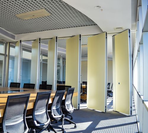 Cloison coulissante-empilable - ALNOWALL - ALN Office - Altinbölme Partition Wall - pivotante-coulissante / pliante / vitrée