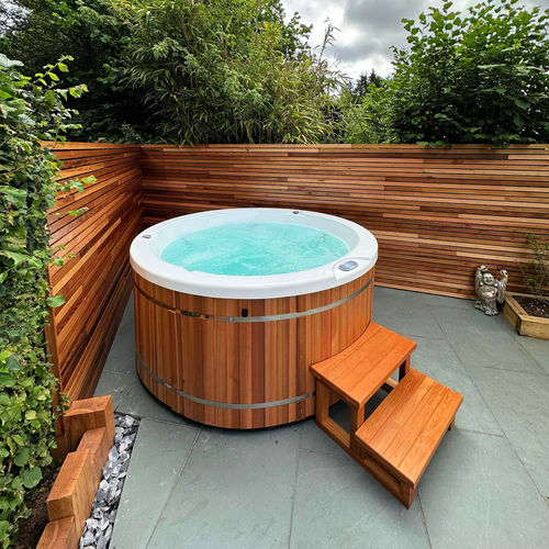 Spa encastré - Sport Hybrid - Urban Cedar Hot Tubs and Saunas - hors-sol / rond / 5 places