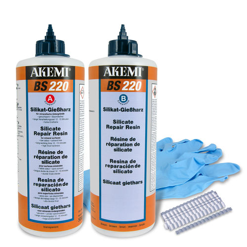 Mastic époxy - BS 220 - Akemi - à base minéral / adhésif / pour plancher