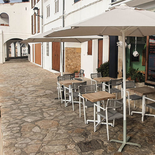Parasol carré - Patio - Conva - à mât central / en tissu / en aluminium