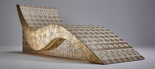 Siège de repos pour centre de bien-être - FLYING CARPET GOLD - SOLEUM GmbH - pour sauna / en métal / en microciment