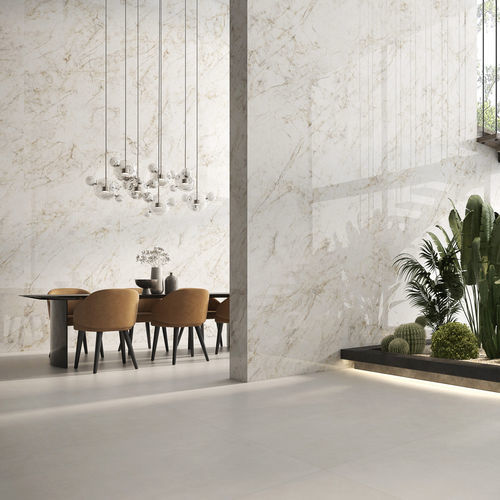 Carrelage en marbre - ALMADÉN - Prissmacer - brillant / d'intérieur / de salon