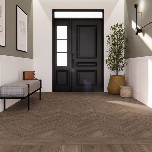 Carrelage en bois - ESS. RLV. CHEVRON - Prissmacer - mat / d'intérieur / de salle de bain