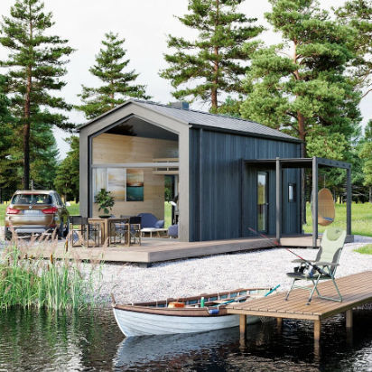 Maison préfabriquée - W-4 - Y-HOME - modulaire / contemporaine / avec terrasse