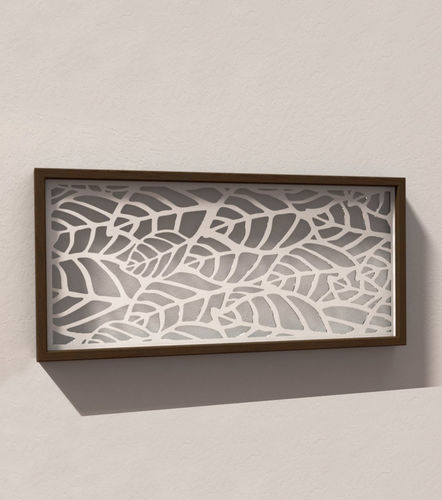 Panneau décoratif mural - Quadro design Tramax Fylla - Laserplanet - en bois / en méthacrylate / résidentiel