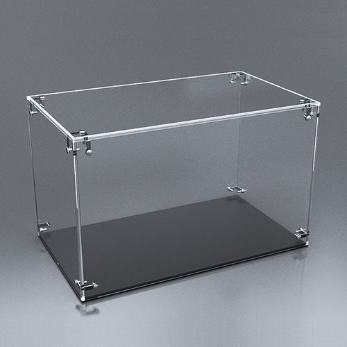Vitrine contemporaine - Teca Boxx - Laserplanet - en îlot / en verre