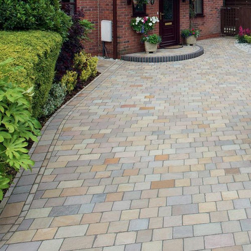 Dallage en grès - AUTUMN - Uway Stone India Pvt Ltd - d'extérieur / de jardin / texturé