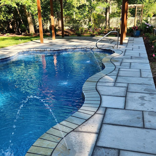 Margelle de piscine en grès - Uway Stone India Pvt Ltd