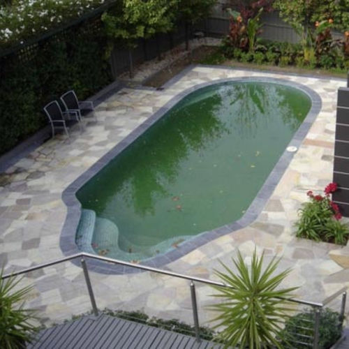 Lame de terrasse en pierre naturelle - Uway Stone India Pvt Ltd - en grès / beige / antidérapante