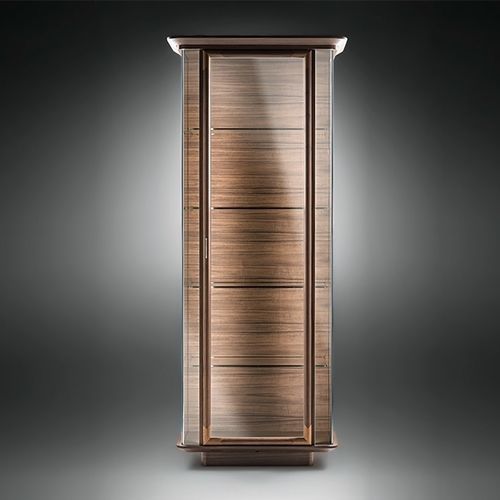Vitrine contemporaine - Margherita - ANNIBALE COLOMBO - en noyer / en teck / éclairée