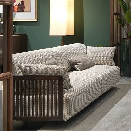Canapé contemporain - Leonardo - ANNIBALE COLOMBO - d'extérieur / en tissu / avec accoudoirs