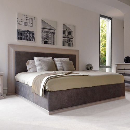 Lit double - G 1512 - ANNIBALE COLOMBO - contemporain / sur mesure / en chêne