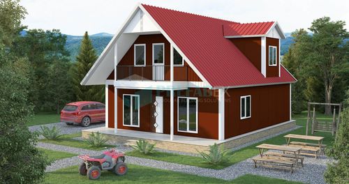Maison préfabriquée - 134 - prefabex - modulaire / contemporaine / à 2 étages