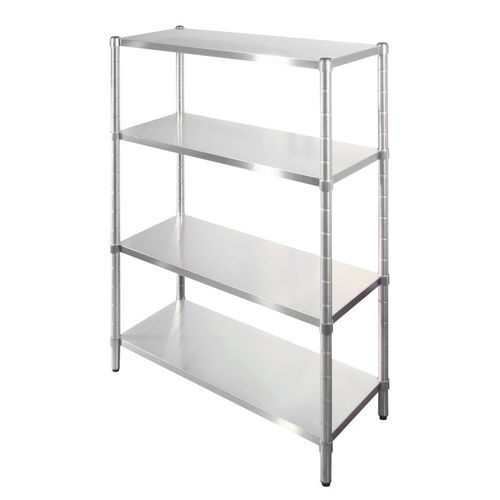 Étagère auto-portante - SCBL40509 - QUATRO S.R.L. - contemporaine / en acier inoxydable / professionnelle