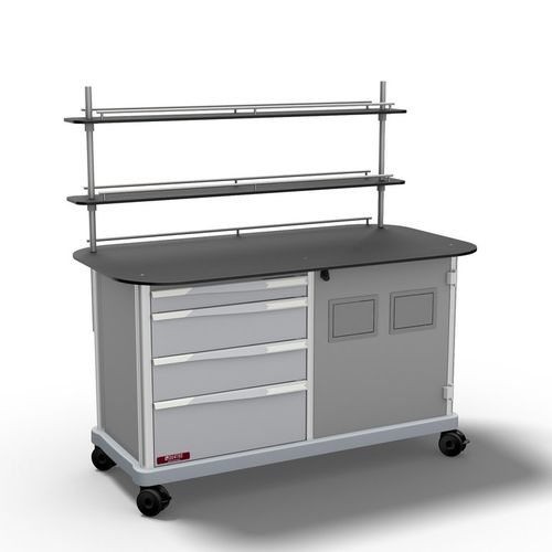 Buffet contemporain - 4SIDEBOARD 3 - QUATRO S.R.L. - en aluminium / en acier inoxydable / en ABS