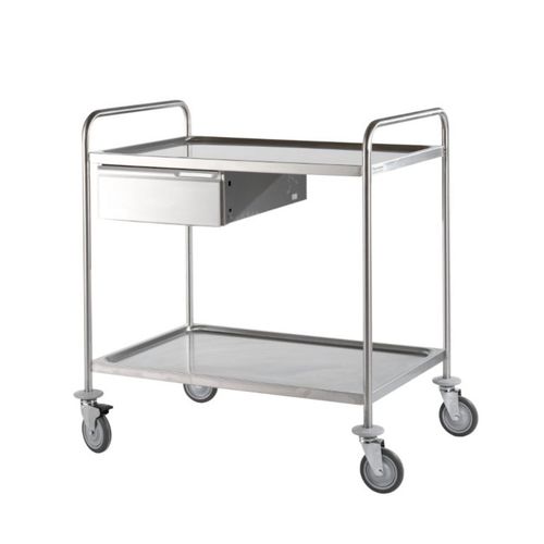 Chariot pour bac gastronorme - CS962-1C - QUATRO S.R.L. - pour cuisine professionnelle / en acier inox