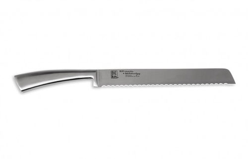 Couteau à pain avec manche en métal - 6202  - COLTELLERIE BERTI - avec lame en acier inoxydable
