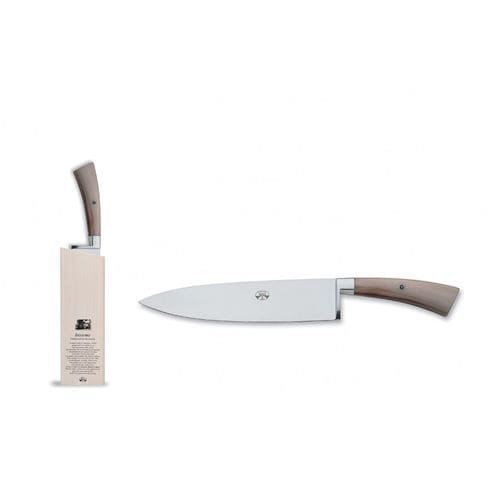 Couteau de chef avec manche en corne - 9205 - COLTELLERIE BERTI - avec lame en acier inoxydable