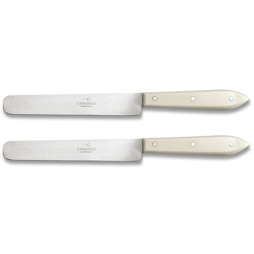 Couteau de table avec manche en corne - Scarperia - COLTELLERIE BERTI - avec manche en PMMA / avec manche en bois / avec lame en acier inoxydable