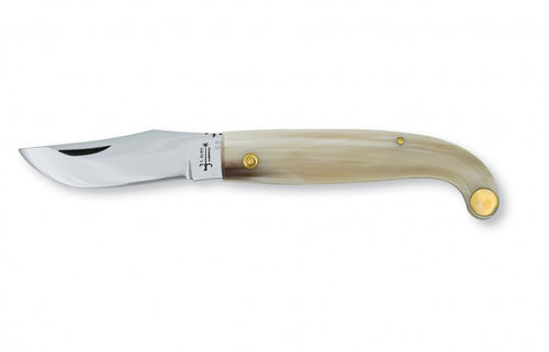 Couteau de poche avec manche en corne - Bersagliere - COLTELLERIE BERTI - avec lame en acier inoxydable