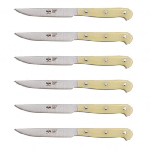 Couteau à steak avec manche en PMMA - 68 Series - COLTELLERIE BERTI - avec lame en acier inoxydable