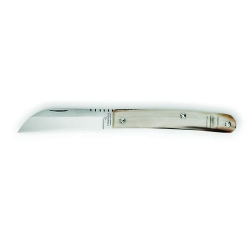 Couteau de poche avec manche en corne - Casertano - COLTELLERIE BERTI - avec lame en acier inoxydable