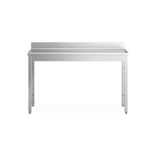 Table de travail contemporaine - TULS - en acier inoxydable / avec piètement en métal / rectangulaire