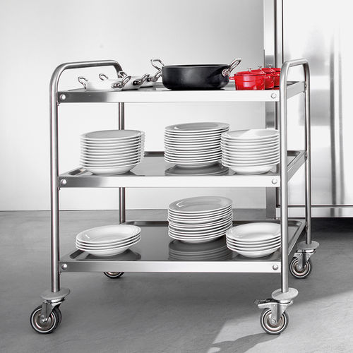 Chariot de service - TULS - de vaisselle / professionnel / personnalisable