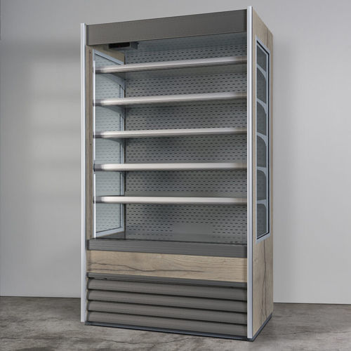 Vitrine réfrigérée étagère - ALASKA MAXI - Fogal Refrigeration srl - pour commerce / en métal / en aluminium