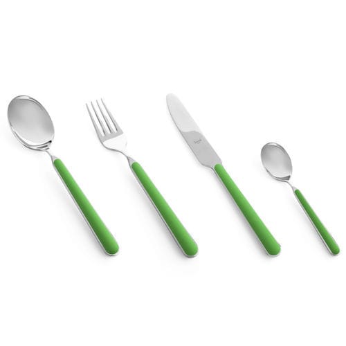 Couvert en acier inoxydable - Fantasia Apple Green (Mela verde - A7) - MEPRA S.P.A. - en résine / professionnel