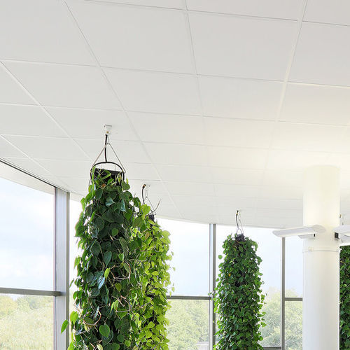 Faux-plafond en fibre minérale - Armstrong PERLA OP 0.95 - Knauf Ceiling Solutions - en dalles / pour bureau / d'intérieur
